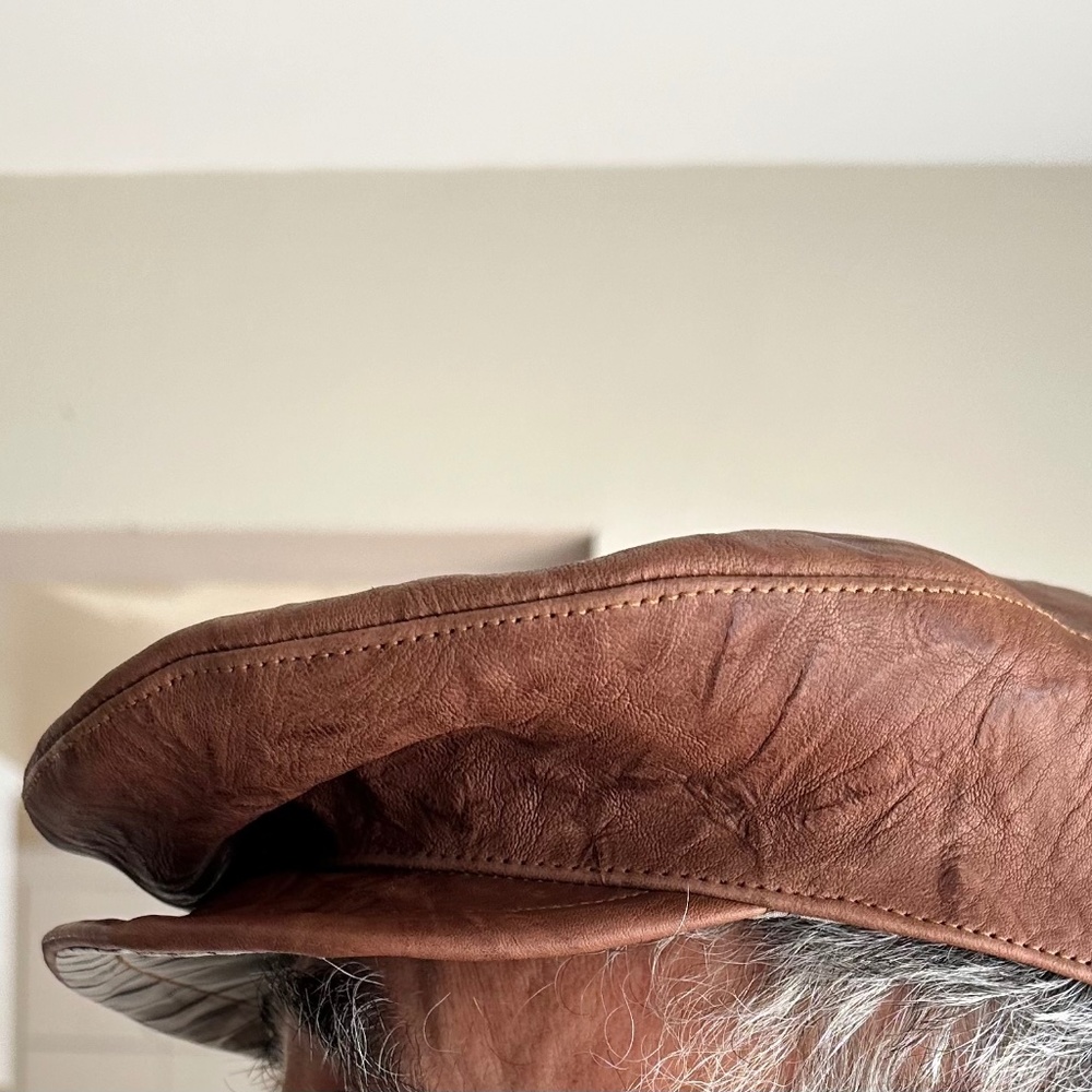 Leather hat